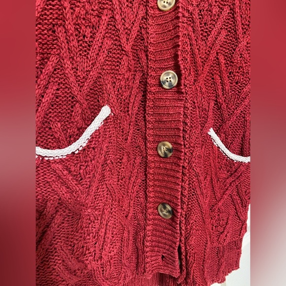 - Free People Montana Cable Knit Cardig size XS - Picture 3 of 8